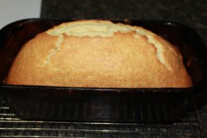 Pound Cake with Coconut Butter Icing