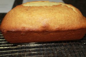 Pound Cake with Coconut Butter Icing