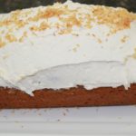 POUND CAKE with COCONUT BUTTER ICING