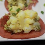 Hot Potato Salad in Bologna Cups 