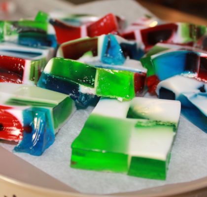 Jello Stained Glass Dessert