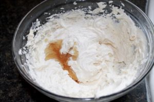 Rhubarb Muffins and Boiled Icing