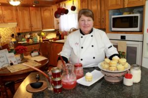 Rhubarb Muffins and Boiled Icing 