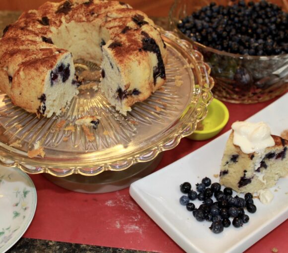 Blueberry Cinnamon Bundt Cake