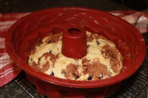 Blueberry cinnamon bundt cake