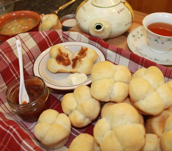 Four Leaf Clover Bread Buns