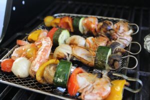 Grilled Steak and Shrimp Kabobs