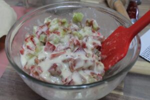 Grandma's Rhubarb Custard Pie