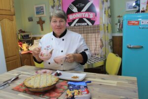 Grandma's Rhubarb Custard Pie