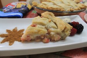 Grandma's Rhubarb Custard Pie