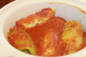 TURKEY CABBAGE ROLLS - Slow Cooked