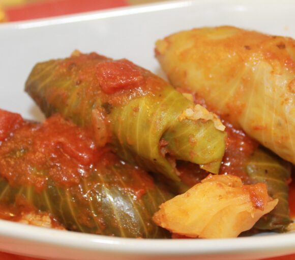 Turkey Cabbage Rolls - Slow Cooked