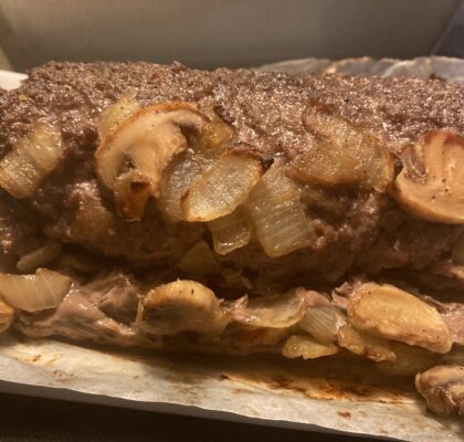 Rolled Mushroom Meatloaf