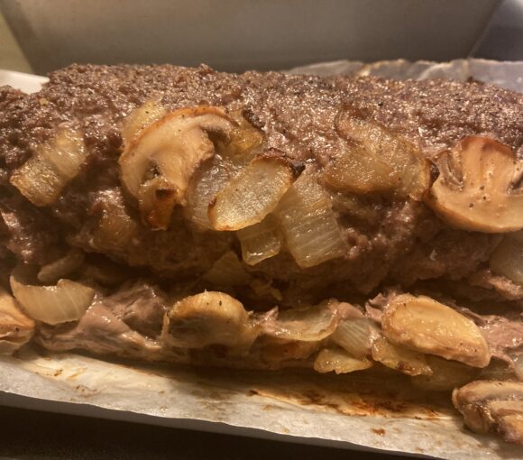 Rolled Mushroom Meatloaf