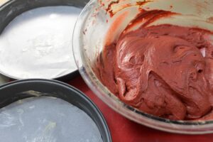 Red Velvet Valentine Heart Cake