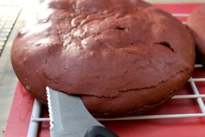 Red Velvet Valentine Heart Cake