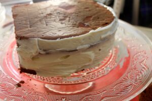 Red Velvet Valentine Heart Cake