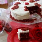 Red Velvet Valentine Heart Cake