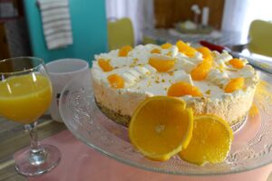 ORANGE CREAMSICLE CHEESECAKE