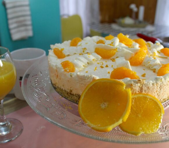 ORANGE CREAMSICLE CHEESECAKE