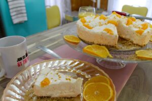 ORANGE CREAMSICLE CHEESECAKE