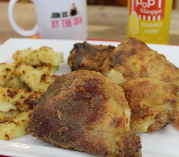 Crispy Air Fried Chicken & Tater Tots