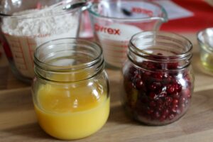 Orange Partridgeberry Ring