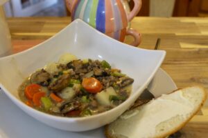 MUSHROOM and GROUND BEEF STEW