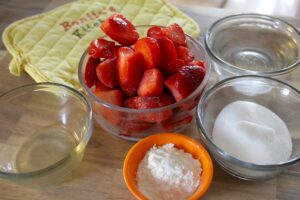 STRAWBERRY CONE CAKES