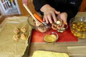 STUFFED MEATBALLS