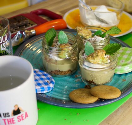 MINT CUSTARD DESSERTS