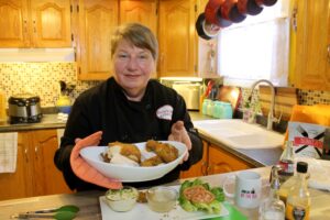 Crispy Seasoned Potato Wedges and Chicken