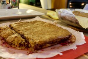 Coconut Partridgeberry Squares