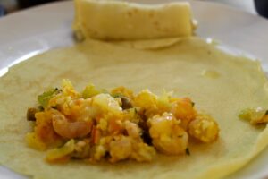 SEAFOOD CREPES