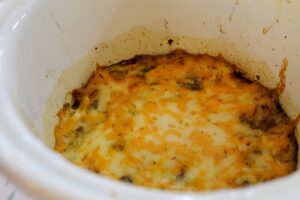 CORNED BEEF HASH QUICHE - SLOW COOKED
