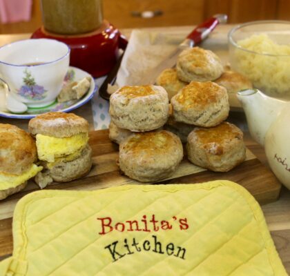 Rhubarb and Parsnip Biscuits