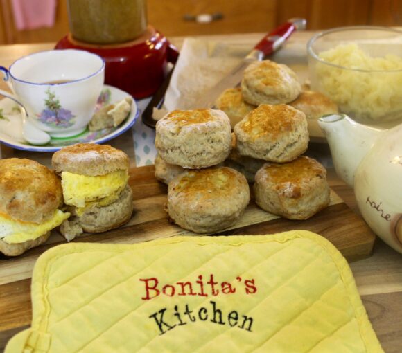 Rhubarb and Parsnip Biscuits