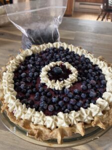 Blueberry Cream Pie