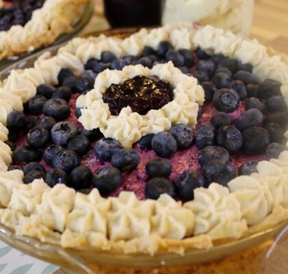 BLUEBERRY CREAM PIE