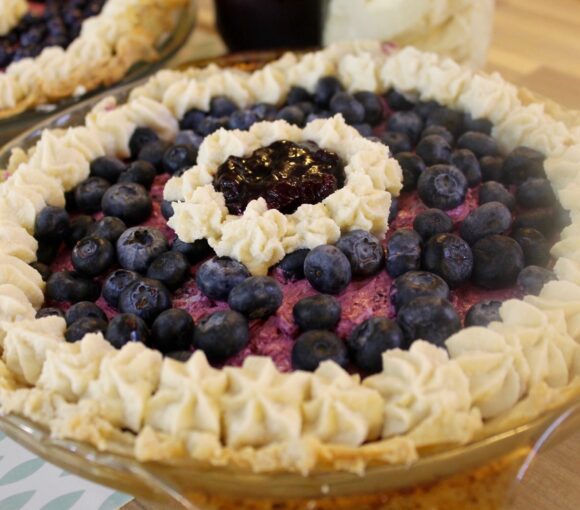 BLUEBERRY CREAM PIE