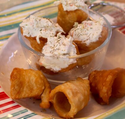 FRIED PASTRY CONES