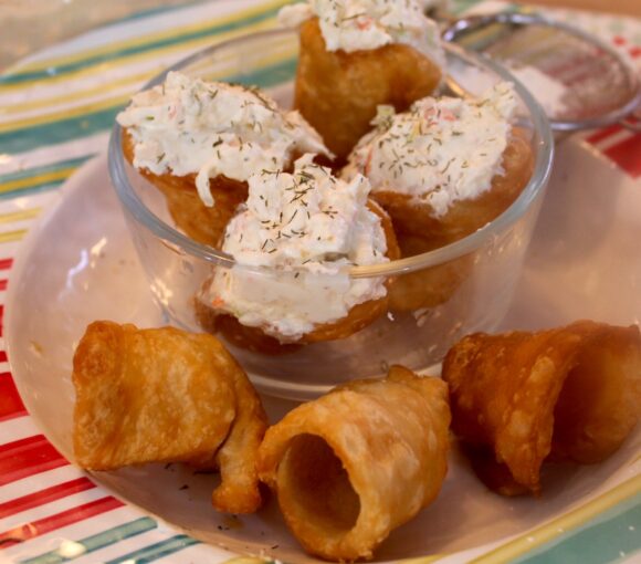 FRIED PASTRY CONES