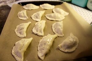 Sausage and Potato Pastries