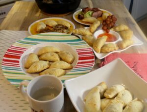 Sausage and Potato Pastries