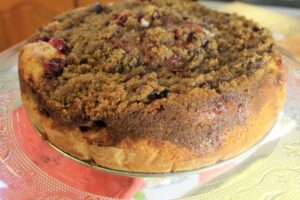 Cranberry Streusel Coffee Cake