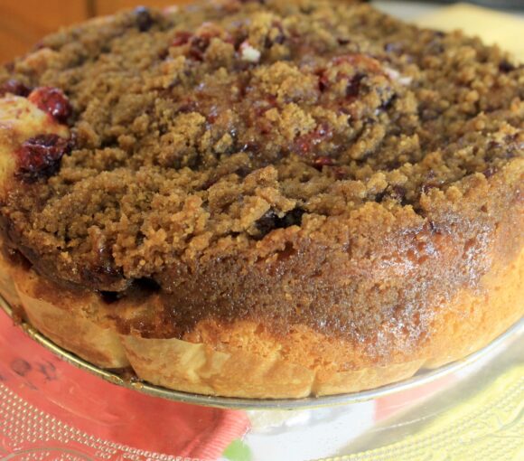 Cranberry Streusel Coffee Cake