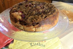 Cranberry Streusel Coffee Cake