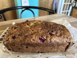 Zucchini and Cranberry Loaf