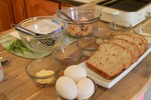 French Toast and Ham Sandwich