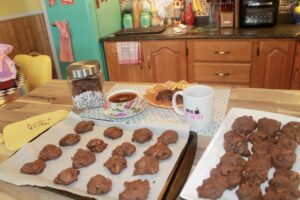 Chocolate Walnut Cookies